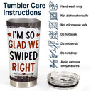 Je t'ai rencontré, je t'ai aimé, je t'aime, je te garde - Cadeau d'anniversaire, d'amour, d'anniversaire pour conjoint, mari, épouse, petit ami, petite amie, couple - Gobelet personnalisé