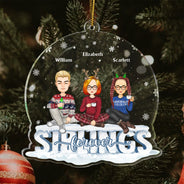 Besties Forever - Cadeau de Noël pour meilleures amies, sœurs, collègues - Décoration acrylique personnalisée