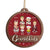 Grandkids Family Cartoon - Christmas Gifts For Grandparents, Family - Personalized 2-Layered Wooden Ornament