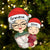 Grandma Mom Hugging Kids - Christmas Gift For Granddaughter, Grandson - Personalized Cutout Acrylic Ornament