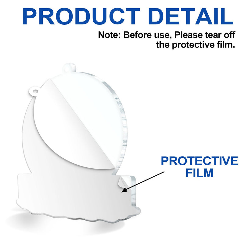 Grandkids Papa Daddy - Christmas Gift For Grandpa, Father, Uncle - Personalized Custom Shaped Acrylic Ornament