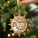 You Are My Sunshine Grandkids - Christmas Gift For Grandmother, Mother, Grandkids - Personalized 2-Layered Wooden Ornament
