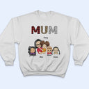 Grandkids Nana Mommy - Gift For Grandma, Mother, Aunt - Personalized T Shirt