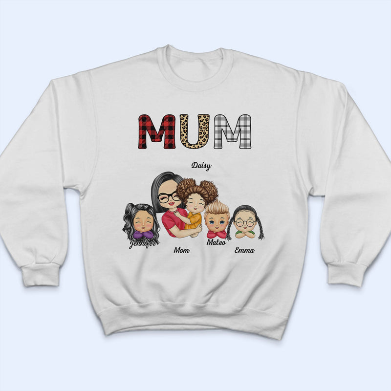 Grandkids Nana Mommy - Gift For Grandma, Mother, Aunt - Personalized T Shirt