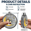 I Love You To The Moon And Back Grandma Mom - Christmas Gift For Grandmother, Mother, Grandkids - Personalized Glitter Plastic Ornament