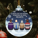 I Am Always With You - Christmas Memorial Gift For Family - Personalized Custom Shaped Acrylic Ornament