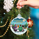 There Is No Greater Gift Than Friendship - Christmas Memorial Gift For Best Friends, Besties, Sisters - Personalized Custom Shaped Acrylic Ornament