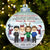Work Made Us Colleagues - Christmas Gift For Co-worker, Besties, Best Friends - Personalized Custom Shaped Acrylic Ornament
