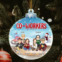 Besties Sisters Forever - Cadeau de Noël pour collègues, frères, frères et sœurs, meilleurs amis - Décoration acrylique personnalisée en forme personnalisée