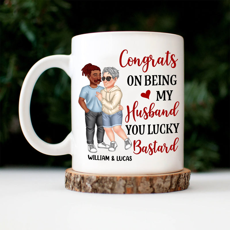 Of All The Weird Things Arm In Arm - Loving, Anniversary Gift For Couples, Husband, Wife - Personalized Mug