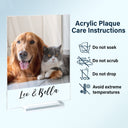 Custom Photo Family - Gift For Couples, Besties, Sibling, Dog Lovers, Cat Lovers - Personalized Vertical Rectangle Acrylic Plaque