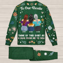 Think Of This Shirt As A Hug From Me To You - Holiday, Birthday, Loving Gift For Bestie, Friend, Colleague - Personalized Unisex Pajamas Set