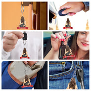 Couple s'embrassant style 2 - Cadeau d'anniversaire pour couples - Porte-clés en acrylique découpé personnalisé