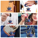 Couple Hugging Together Since - Anniversary Gift For Couples - Personalized Cutout Acrylic Keychain