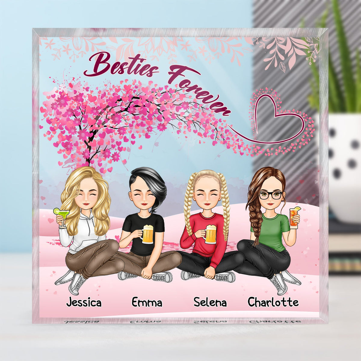Besties Sisters Forever - Gift For Colleagues, Brothers, Siblings, Bes ...
