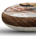 Custom Photo Puzzle Picture - Birthday, Holiday Gift For Parent, Couple, Grandparent - Personalized Heart Shaped Pillow