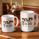 My Favorite People Call Me Mommy Nana Daddy - Birthday, Loving Gift For Mother, Father, Grandma, Grandpa - Personalized White Edge-to-Edge Mug