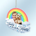 Custom Photo In Loving Memory - Memorial Gift For Pet, Family, Friends - Personalized Acrylic Car Hanger