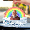 Custom Photo In Loving Memory - Memorial Gift For Pet, Family, Friends - Personalized Acrylic Car Hanger