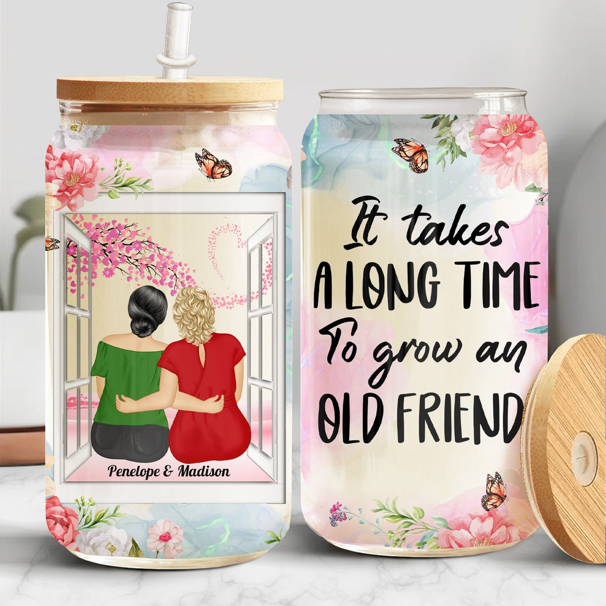 It Takes A Long Time To Grow An Old Friend - Gift For Besties - Person ...