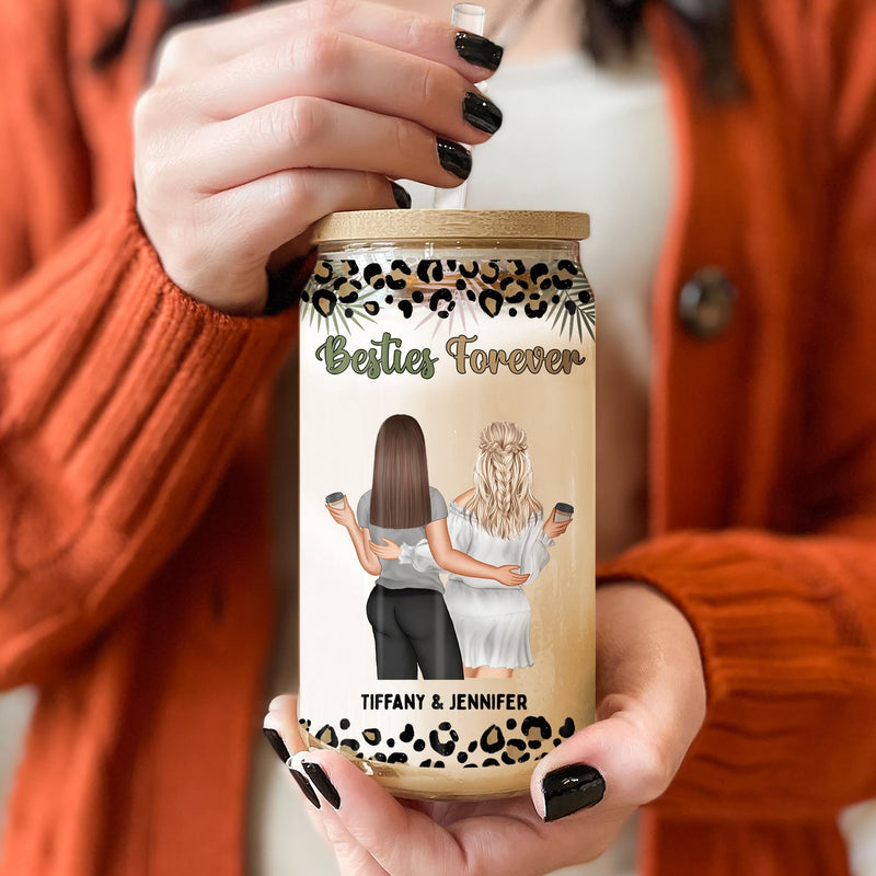 10 Reasons Why You Are My Bestie - Holiday, Birthday, Loving Gift For Friends, Colleagues - Personalized Clear Glass Can