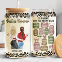 10 Reasons Why You Are My Bestie - Holiday, Birthday, Loving Gift For Friends, Colleagues - Personalized Clear Glass Can