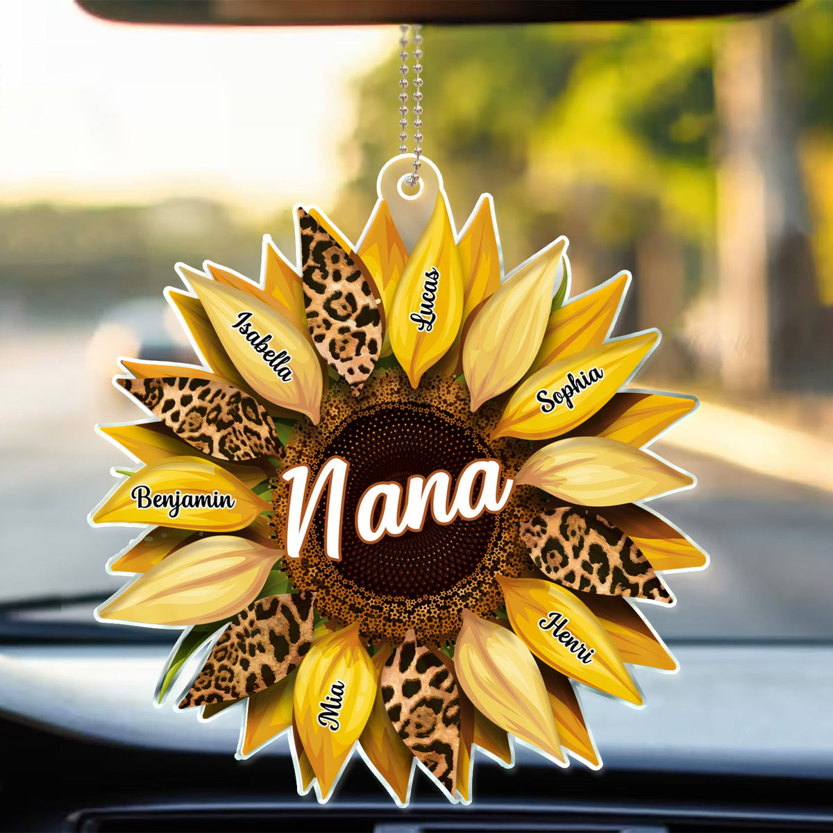 Grand-mère, grand-mère, grand-mère - Cintre de voiture en acrylique personnalisé - Cadeau d'anniversaire et d'amour pour maman, grand-mère, grand-mère