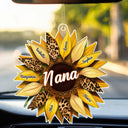 Grand-mère, grand-mère, grand-mère - Cintre de voiture en acrylique personnalisé - Cadeau d'anniversaire et d'amour pour maman, grand-mère, grand-mère