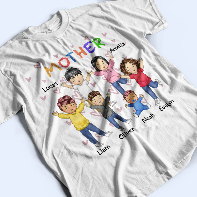 Nana Papa Mommy Daddy - Birthday, Loving Gift For Mother, Father, Grandma, Grandpa - Personalized T Shirt