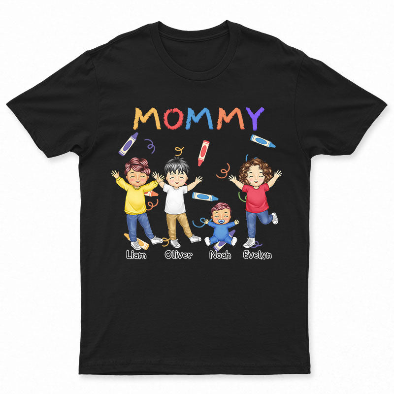 Nana Papa Mommy Daddy - Birthday, Loving Gift For Mother, Father, Grandma, Grandpa - Personalized T Shirt