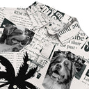 Custom Photo Newspaper Funny Family Pet Face - Gift For Men, Dog And Cat Lovers - Personalized Hawaiian Shirt