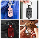 Porte-clés photo personnalisé en cuir avec inscription « J'ai besoin de toi ici avec moi » - Cadeau pour couple, amis, famille