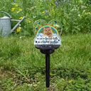 Custom Photo You Left Paw Prints On Our Hearts - Memorial Gift For Dog Lovers, Cat Lovers, Pet Lovers - Personalized Solar Light