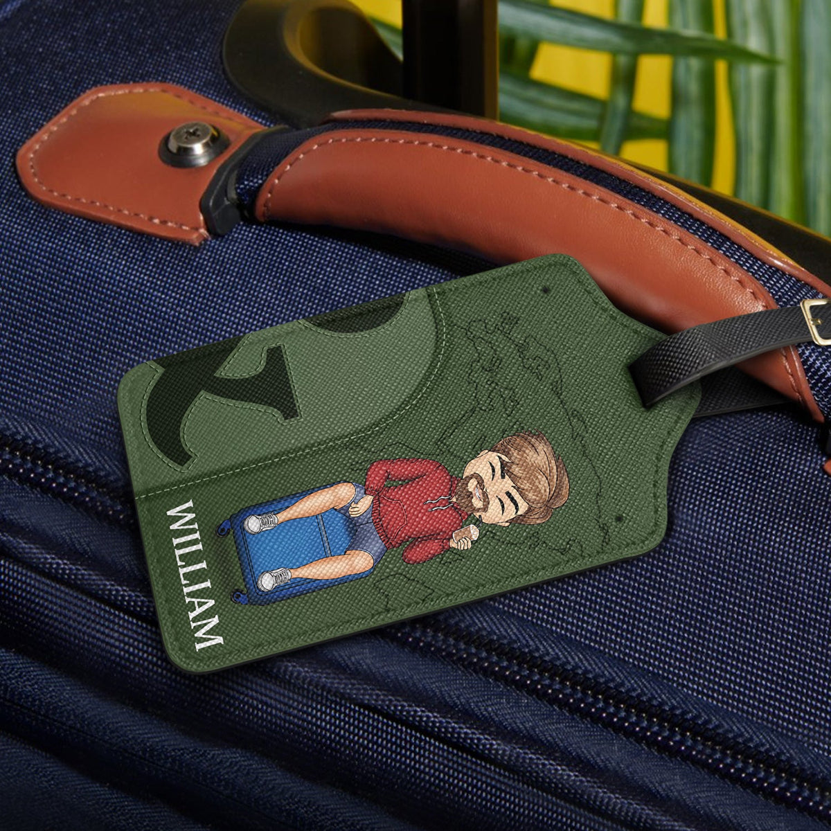 Travel Together - Gift For Couples, Traveling Gift - Personalized Combo 2 Luggage Tags