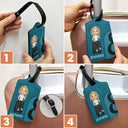 Travel Together - Gift For Couples, Traveling Gift - Personalized Combo 2 Luggage Tags