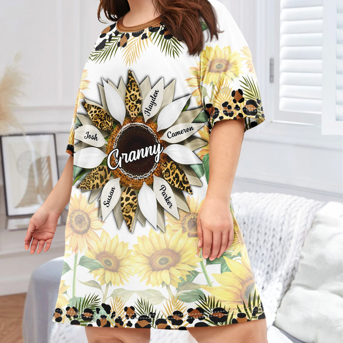 Grand-mère, grand-mère, grand-mère - Cadeau d'anniversaire, cadeau d'amour pour grand-mère, grand-mère - T-shirt de sommeil personnalisé pour femme