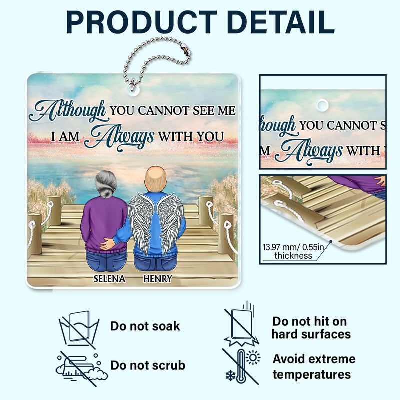 I Will Carry You Until I Can See You Again - Memorial Gift For Family - Personalized Acrylic Car Hanger