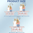 We Love You - Loving Gift For Mother, Grandma, Grandmother - Personalized Acrylic Car Hanger