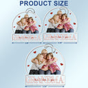 Custom Photo Love Mom Nana - Loving Gift For Mother, Grandma, Grandmother - Personalized Acrylic Car Hanger