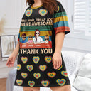 Chère maman, bon travail, nous sommes géniaux, merci Young - Cadeau d'anniversaire et d'amour pour mère, grand-mère, grand-mère - T-shirt de sommeil personnalisé pour femme