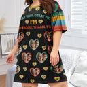 Custom Photo Dear Mom Great Job We're Awesome Thank You - Birthday, Loving Gift For Mum, Mother, Grandma - Personalized Women's Sleep Tee