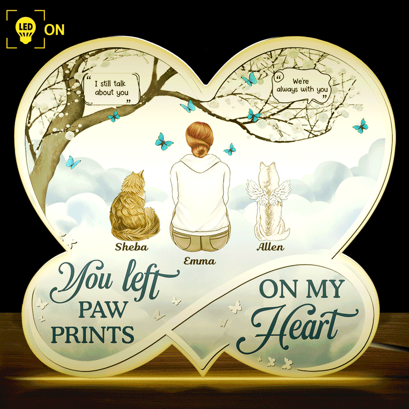 If Love Could Have Saved You - Memorial Gift For Pet Lovers, Dog Mom, Dog Dad, Cat Mom, Cat Dad - Personalized Custom Shaped Light Box