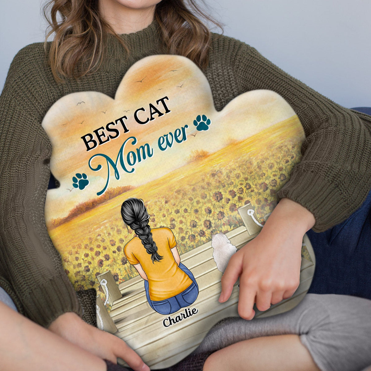 If Love Could Have Saved You - Memorial Gift For Pet Lovers, Dog Mom, Dog Dad, Cat Mom, Cat Dad - Personalized Paw Shaped Pillow