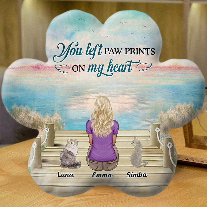 If Love Could Have Saved You - Memorial Gift For Pet Lovers, Dog Mom, Dog Dad, Cat Mom, Cat Dad - Personalized Paw Shaped Pillow