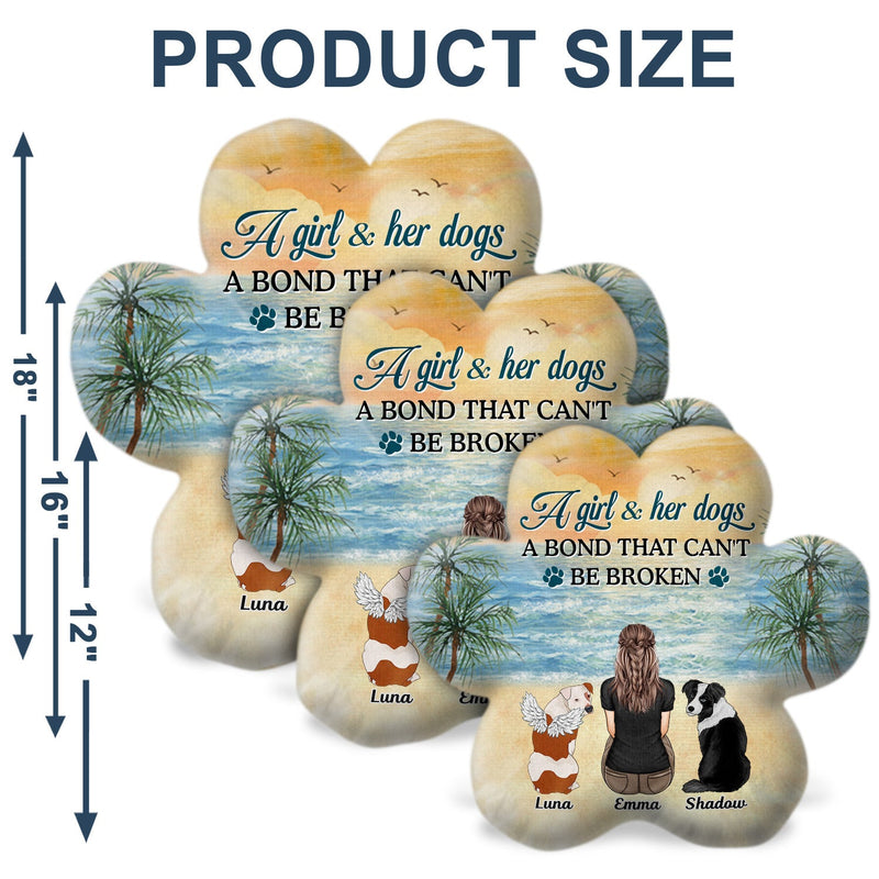 If Love Could Have Saved You - Memorial Gift For Pet Lovers, Dog Mom, Dog Dad, Cat Mom, Cat Dad - Personalized Paw Shaped Pillow