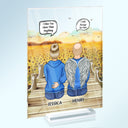 I Miss You I Know - Memorial Gift For Family, Friends, Siblings - Personalized Vertical Rectangle Acrylic Plaque