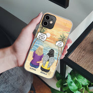 I Miss You I Know - Memorial Gift For Family, Friends, Siblings - Personalized Clear Phone Case