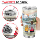 Tu me manques, je sais ! Cadeau commémoratif pour la famille, les amis, les frères et sœurs - Gobelet personnalisé