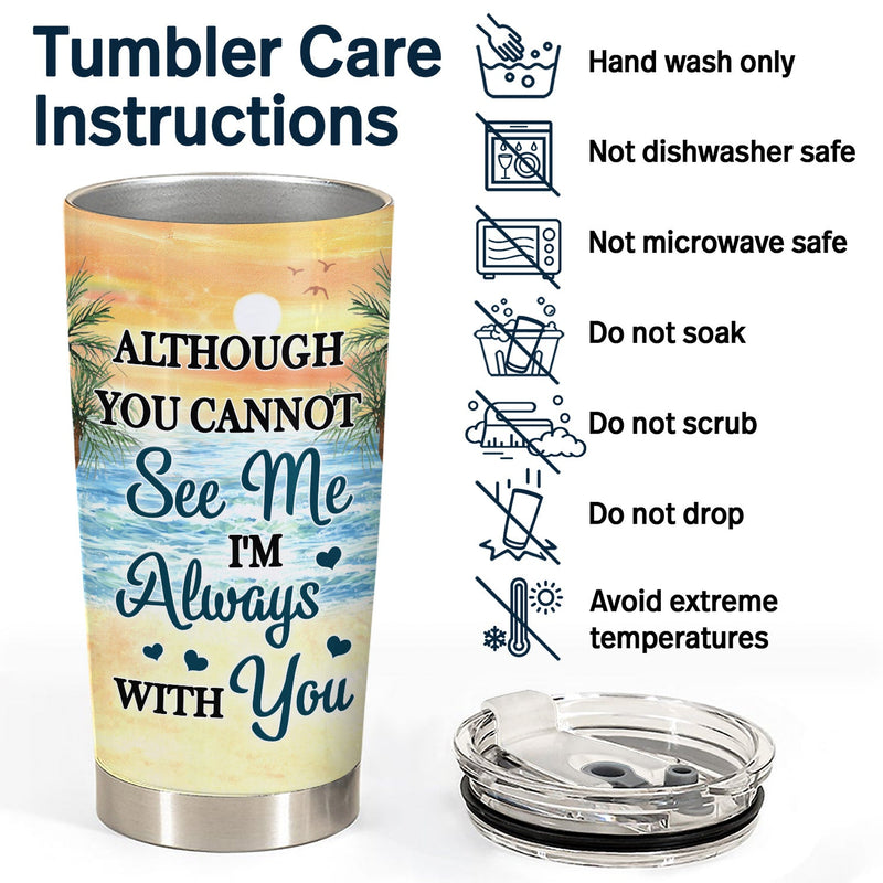 Tu me manques, je sais ! Cadeau commémoratif pour la famille, les amis, les frères et sœurs - Gobelet personnalisé