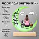 I Love You To The Moon And Back - Memorial Gift For Pet Lovers, Dog Mom, Dog Dad, Cat Mom, Cat Dad - Personalized 3D Led Light Wooden Base